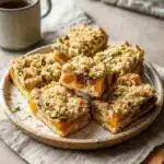 Buttery Apricot Pistachio Squares