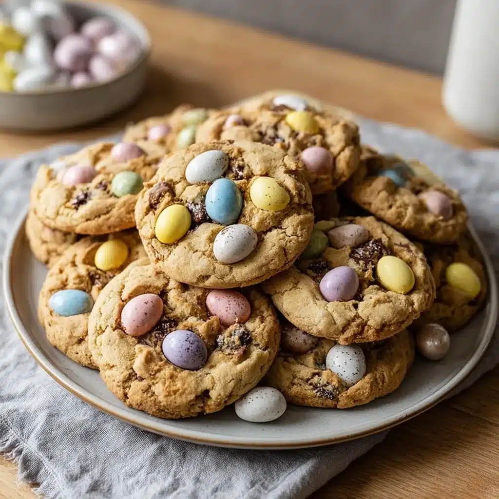 Cadbury Mini Egg Cookies - Delicious Den