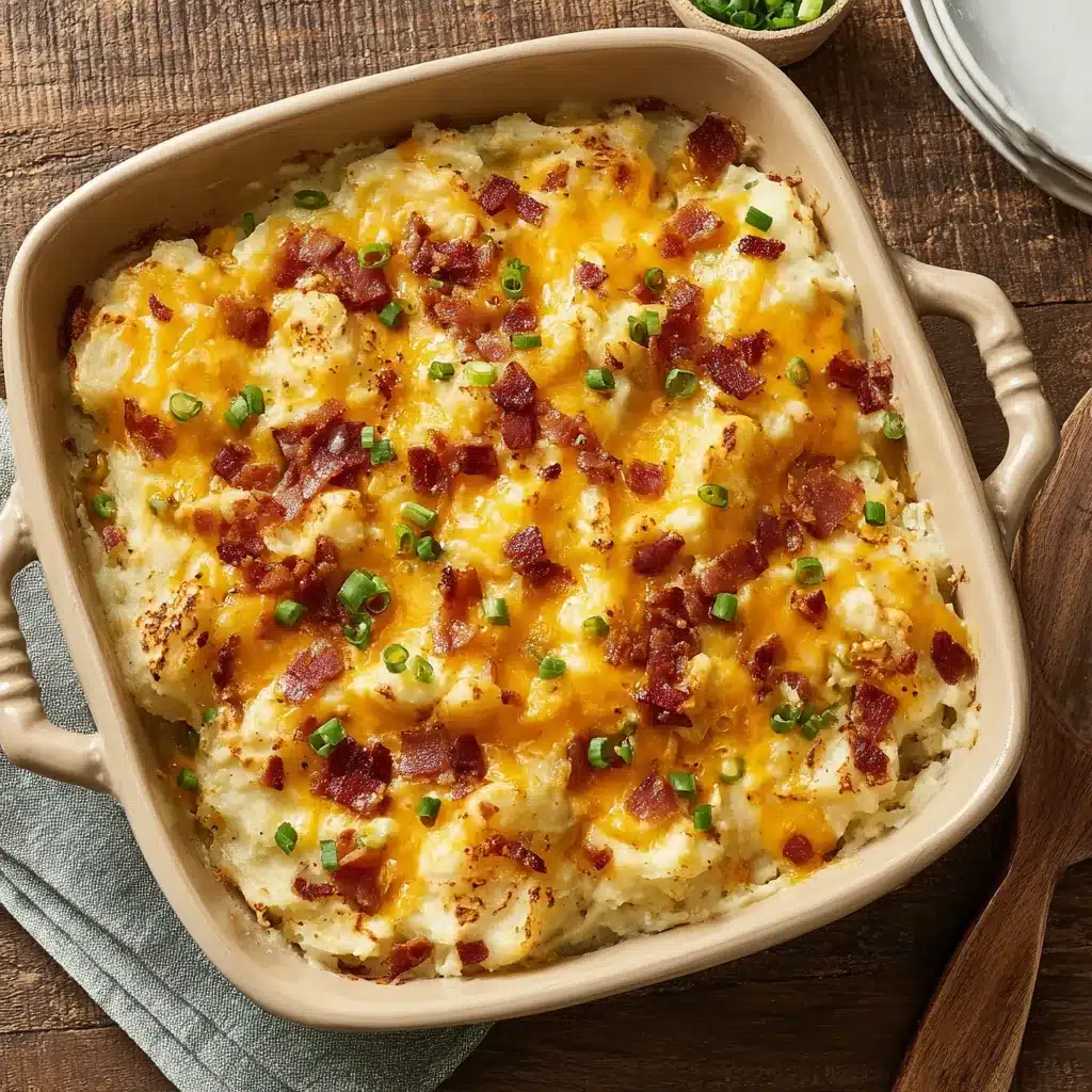 Cheesy Twice Baked Potato Casserole
