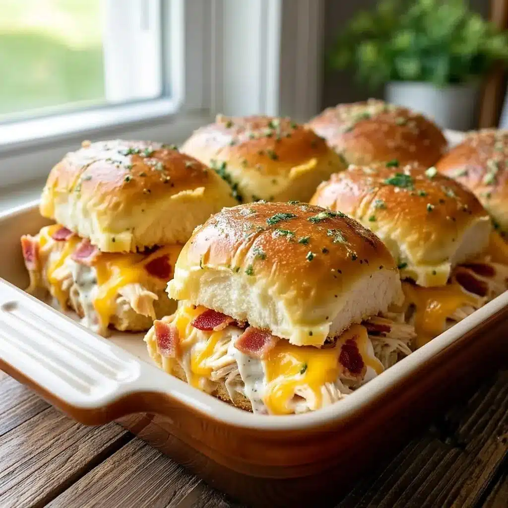 Chicken Bacon Ranch Sliders