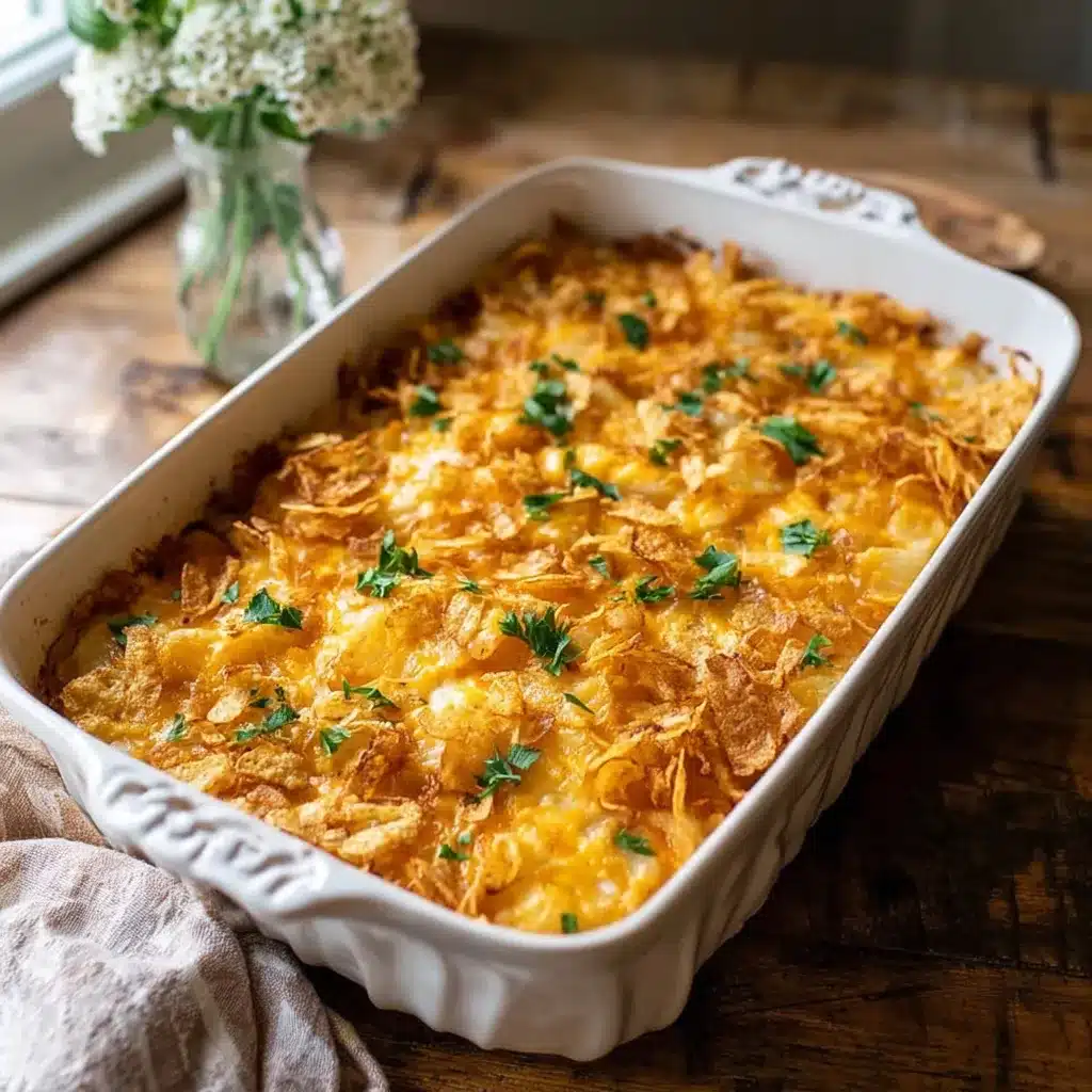 Classic Funeral Potatoes with Hashbrowns