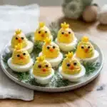 Easter Deviled Egg Chicks