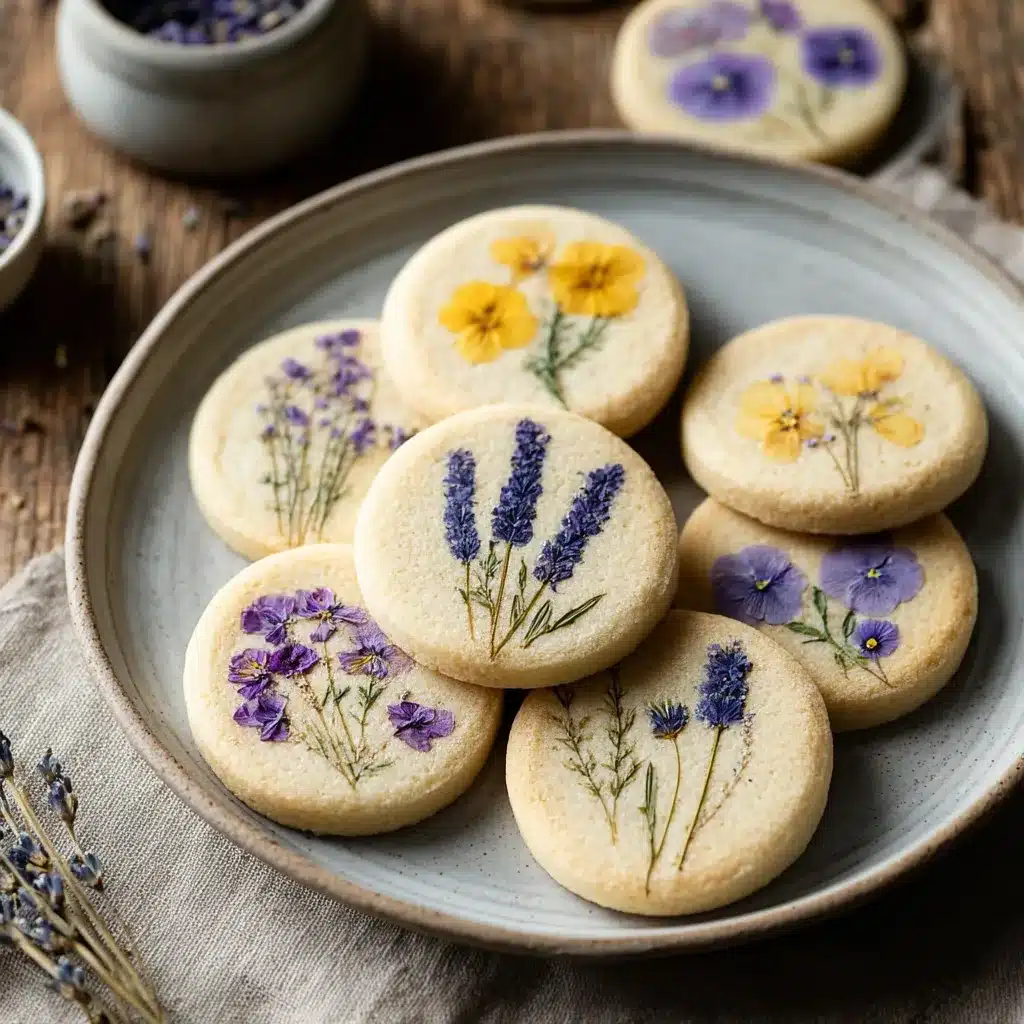Floral Pressed Sugar Cookies