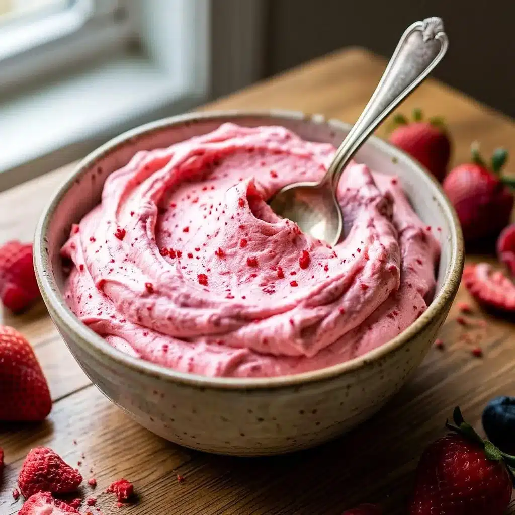 Freeze-Dried Strawberry Buttercream