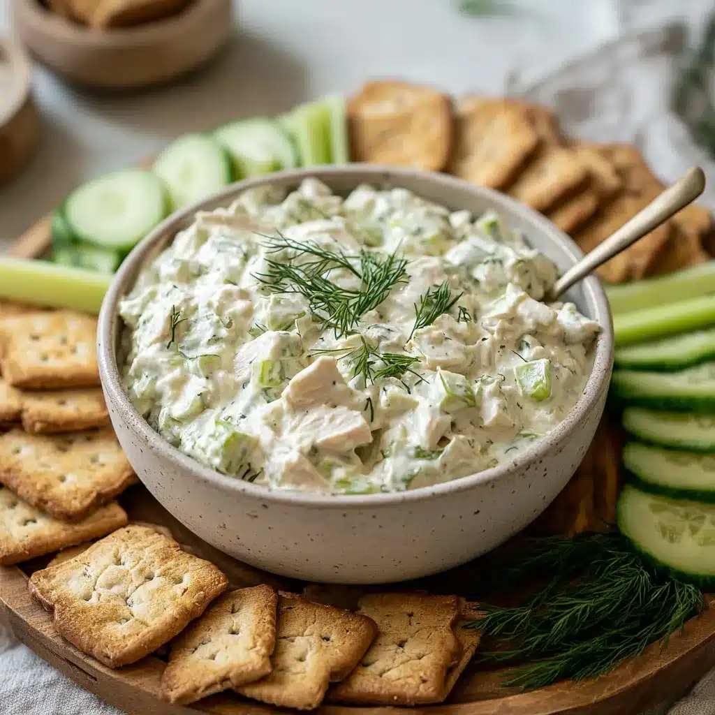 Green Goddess Chicken Salad Dip