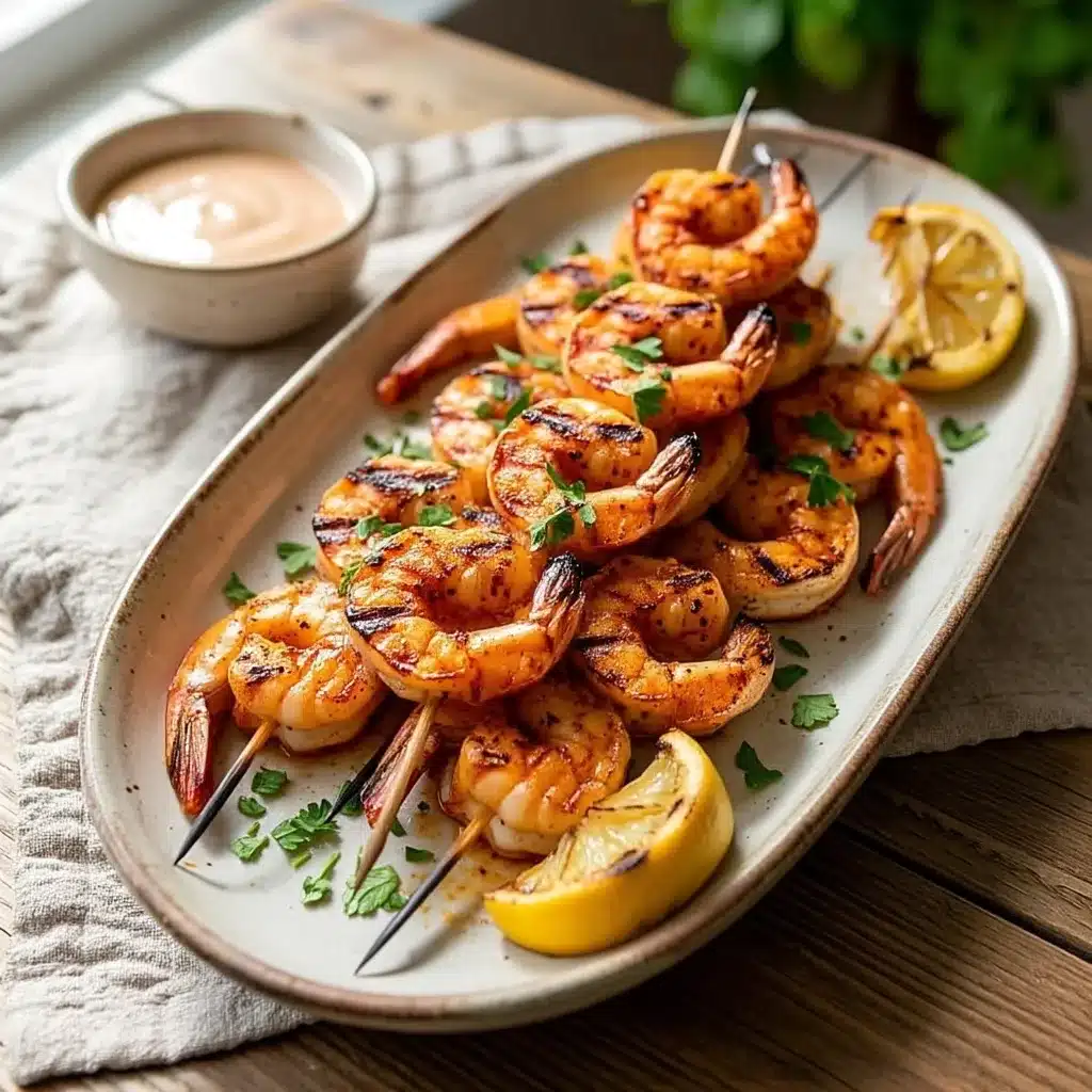 Grilled Cajun Shrimp Skewers
