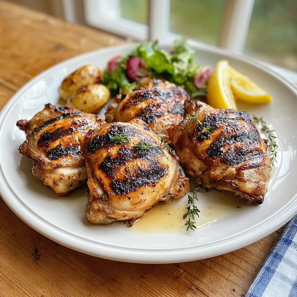 Grilled Chicken Thighs