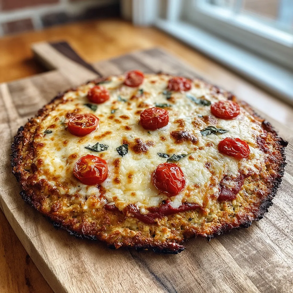 Ground Chicken Pizza Crust