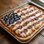 Homemade Patriotic Pizza