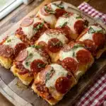 Hot Honey Pepperoni Pizza Sliders
