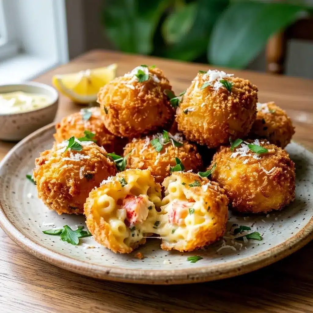 Lobster Mac and Cheese Bites