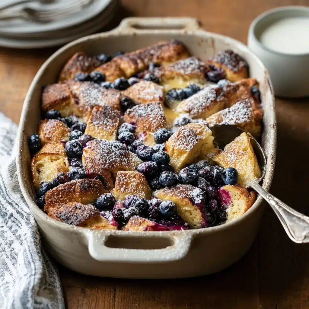 Overnight Blueberry French Toast Bake