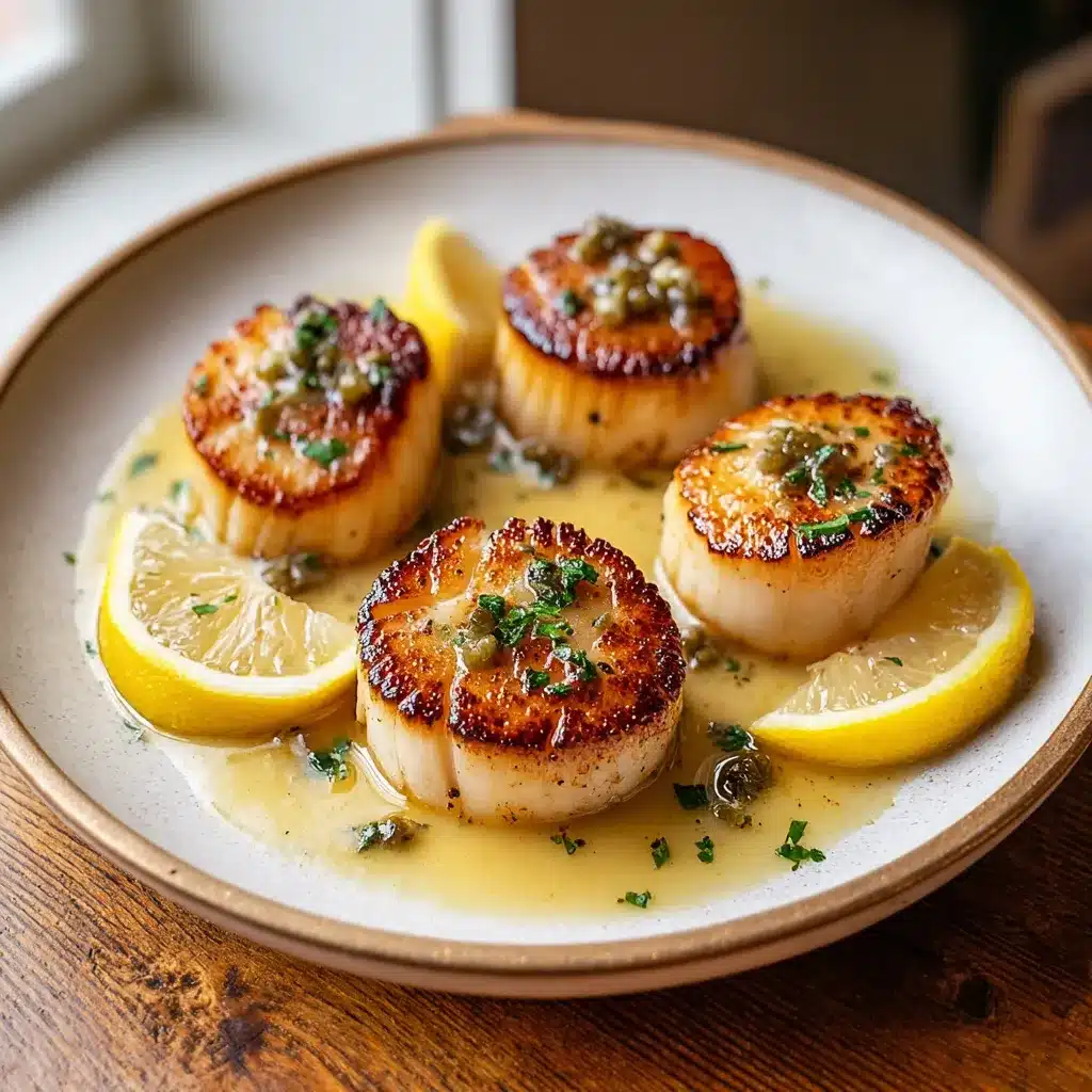 Pan-Seared Scallops with Lemon Butter