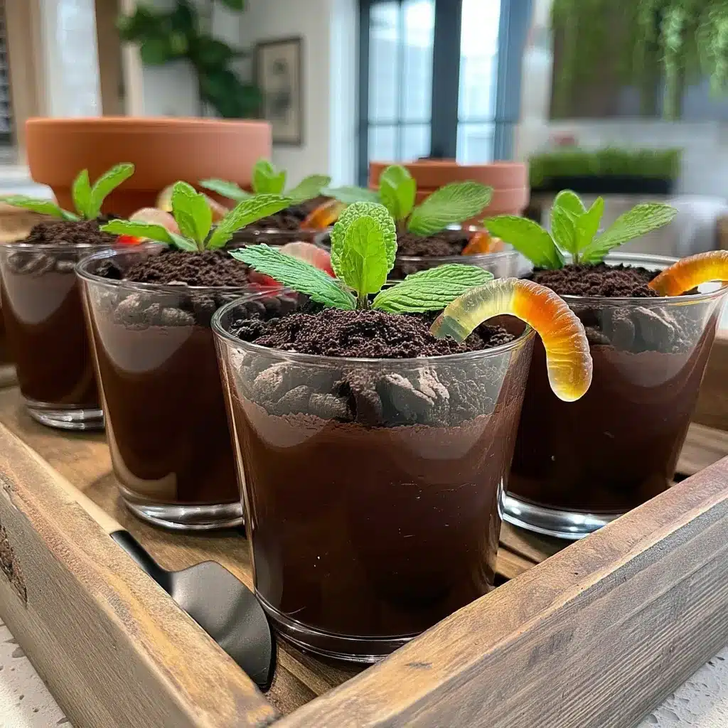 Potting Soil Pudding Cups