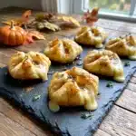 Pumpkin Spice Hot Honey Brie Bites