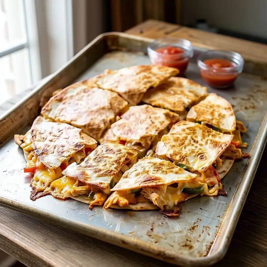 Sheet Pan Quesadillas for a Crowd
