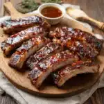 Smoked Honey-Garlic Ribs