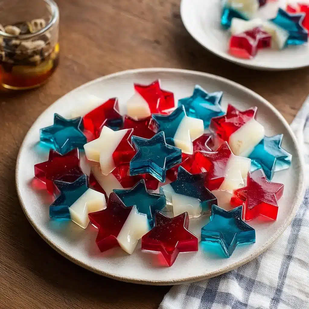 Stained Glass Jello Stars