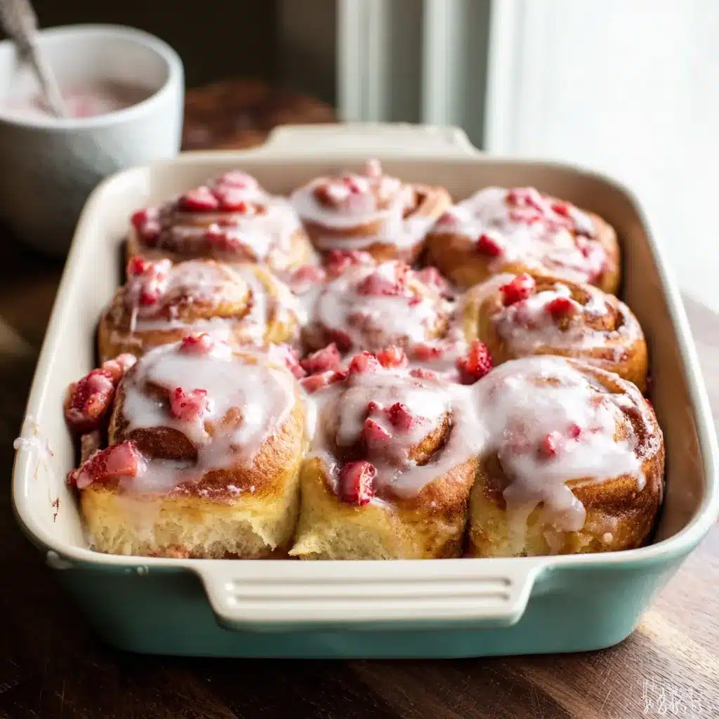 Strawberry Cinnamon Rolls