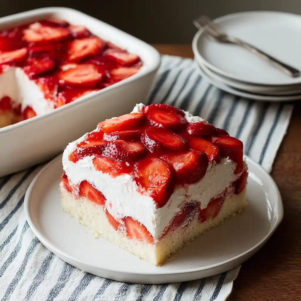 Strawberry Jello Poke Cake