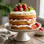 Strawberry Shortcake Layer Cake