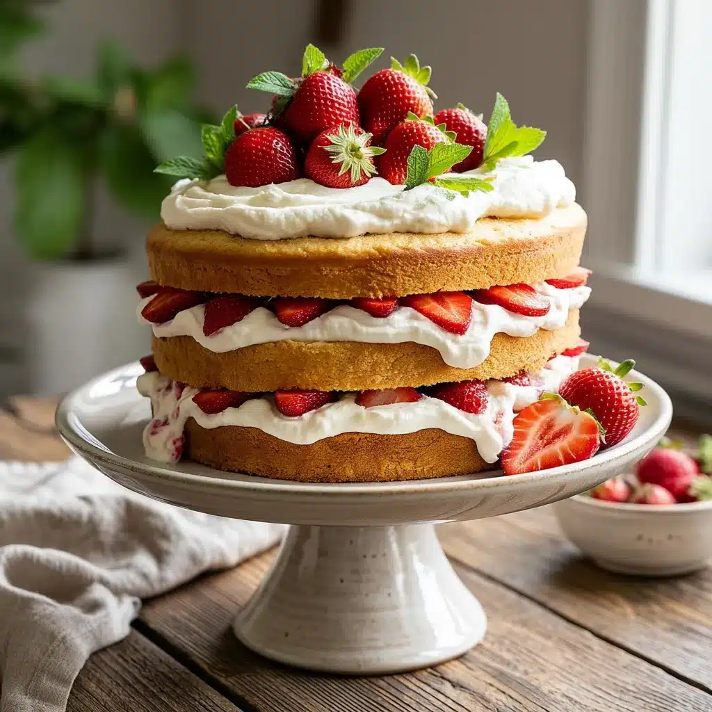 Strawberry Shortcake Layer Cake