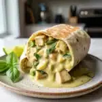 Thai Green Curry Chicken Burrito