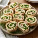 Turkey and Cheese Pinwheel Sandwiches