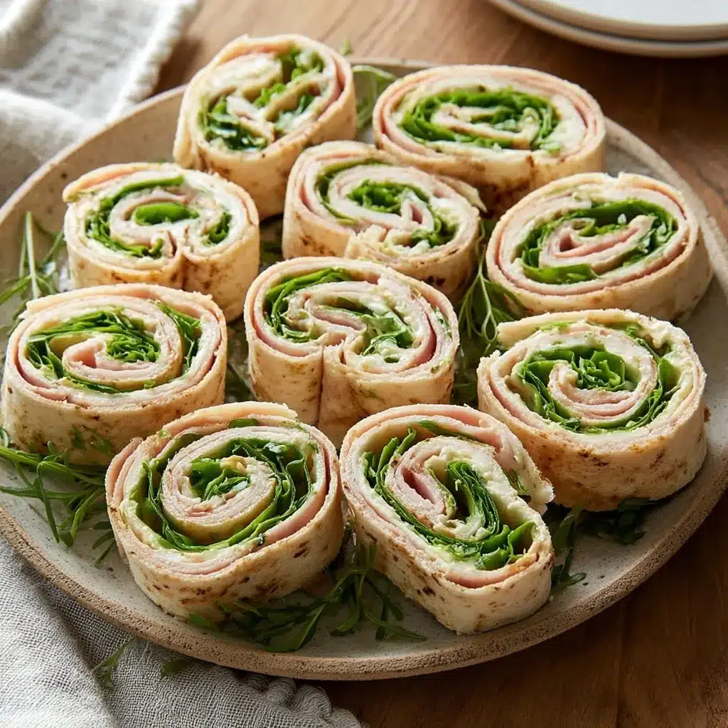Turkey and Cheese Pinwheel Sandwiches