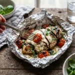 Caprese Chicken Foil Packs