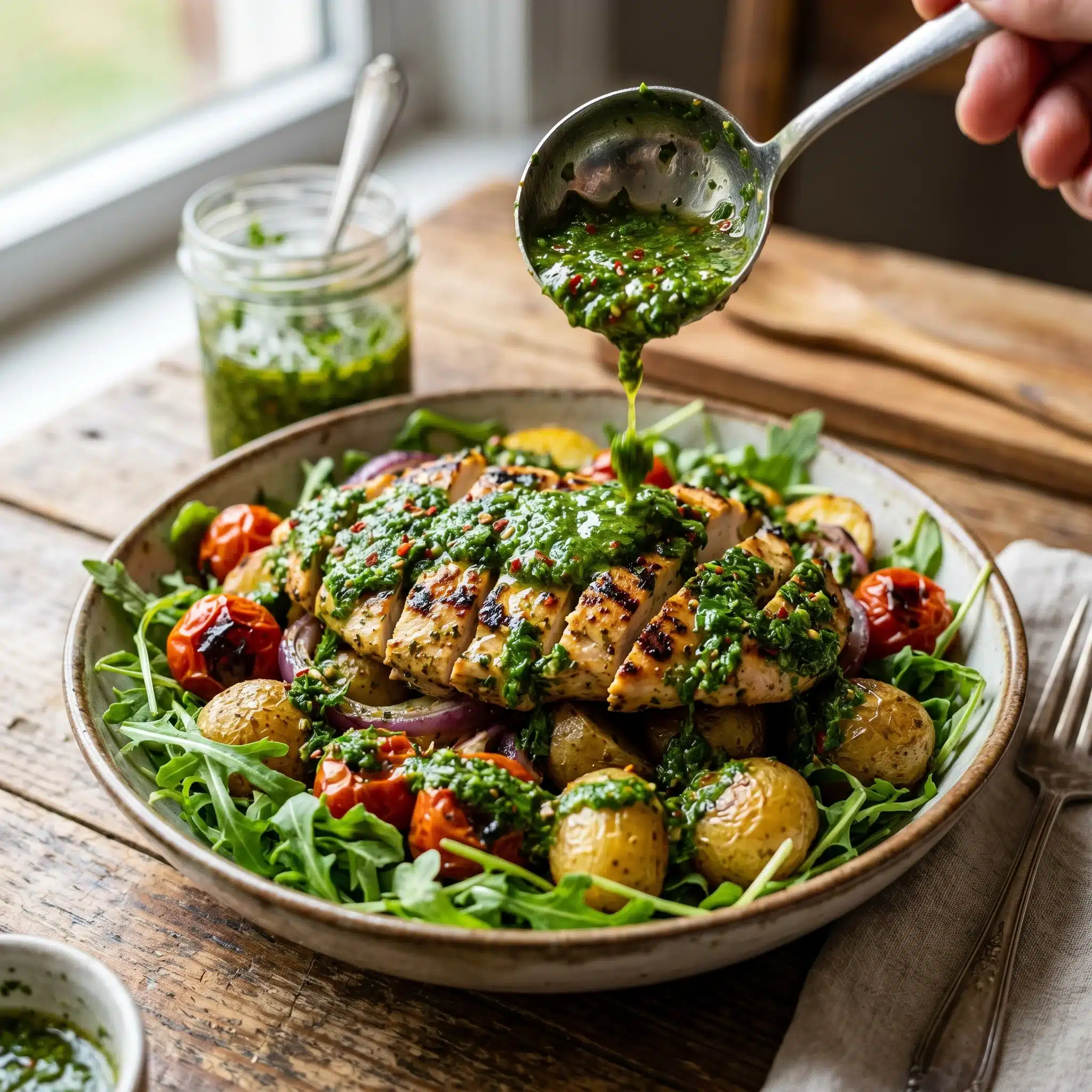 Chimichurri Chicken Salad