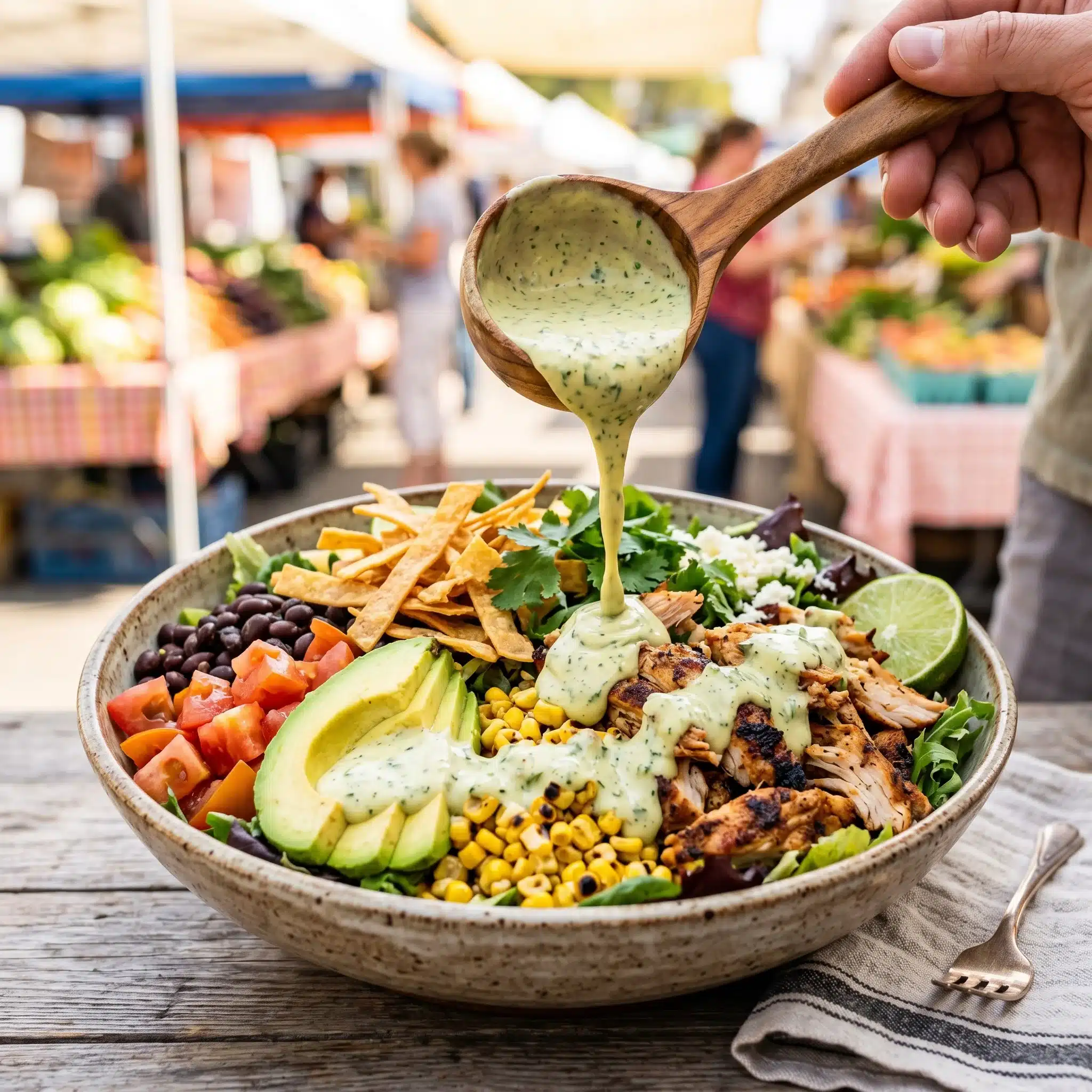 Farmer’s Market Chicken Taco Salad