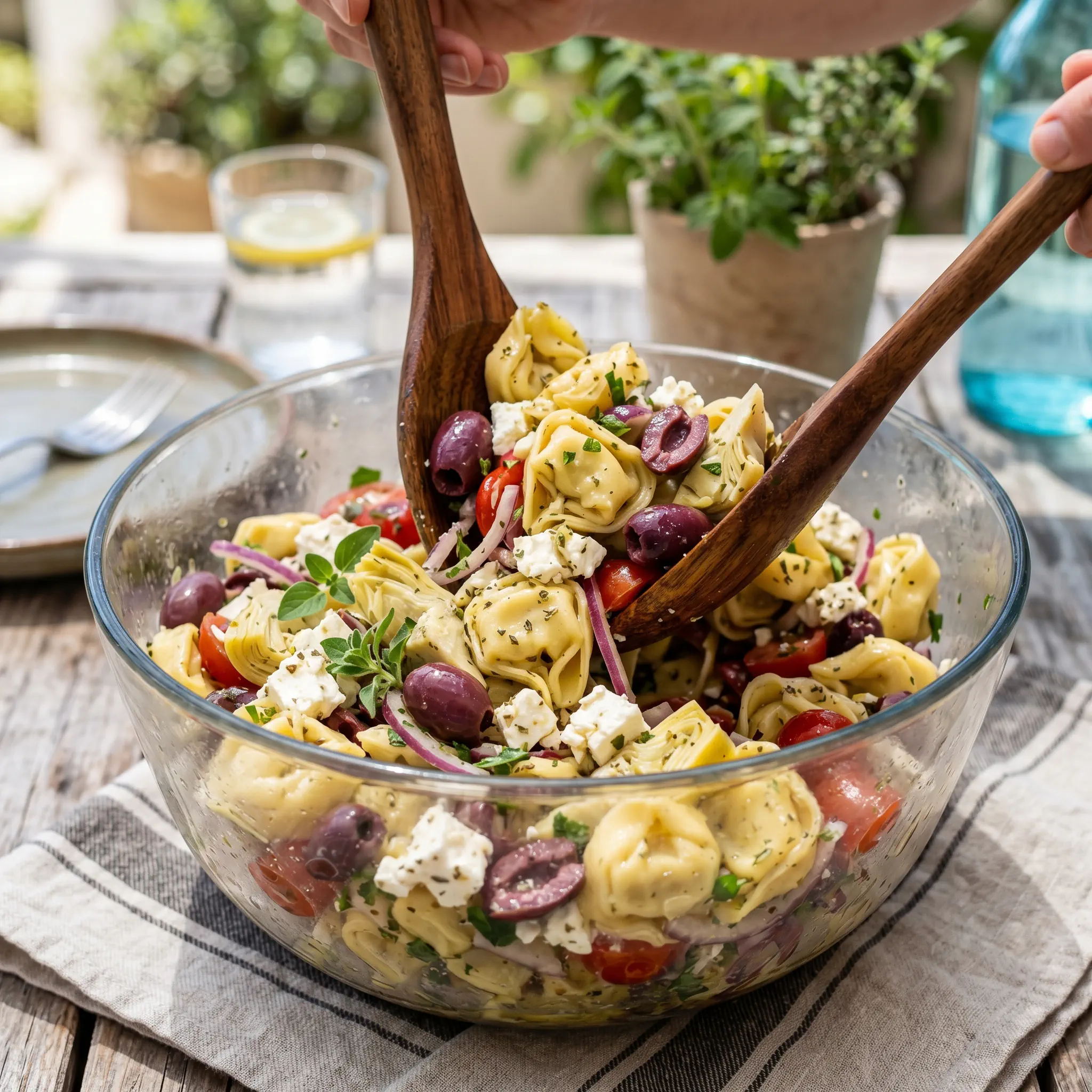 Greek Tortellini Salad