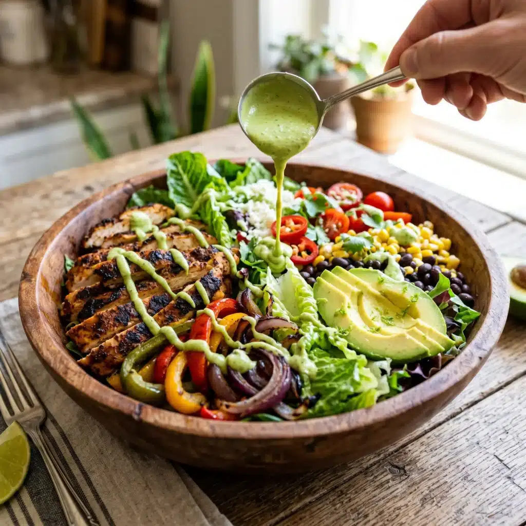 Grilled Chicken Fajita Salad