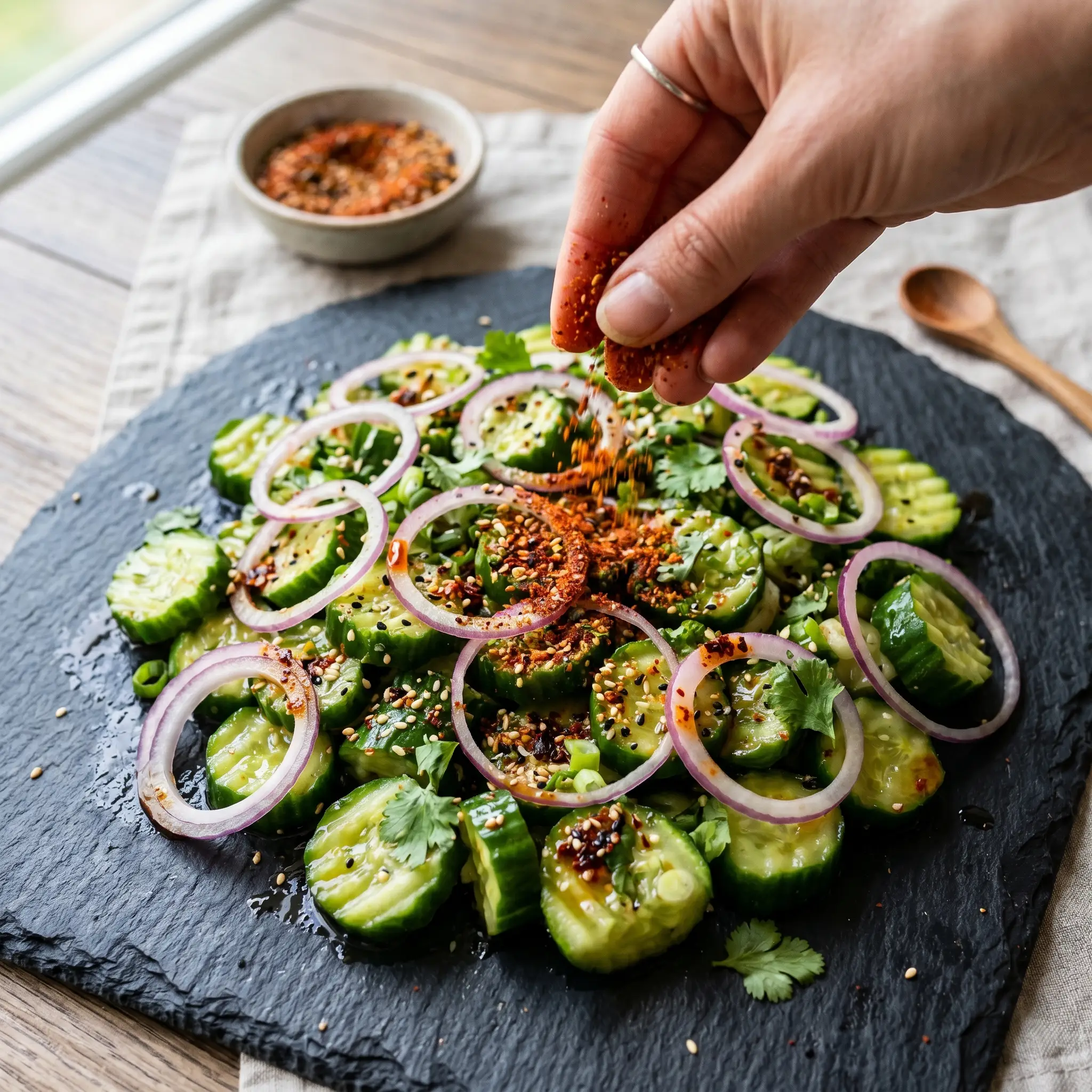 Magic Spice Cucumber Salad