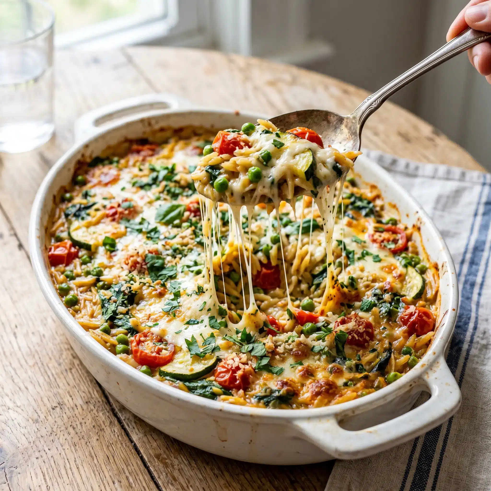 Primavera Baked Orzo