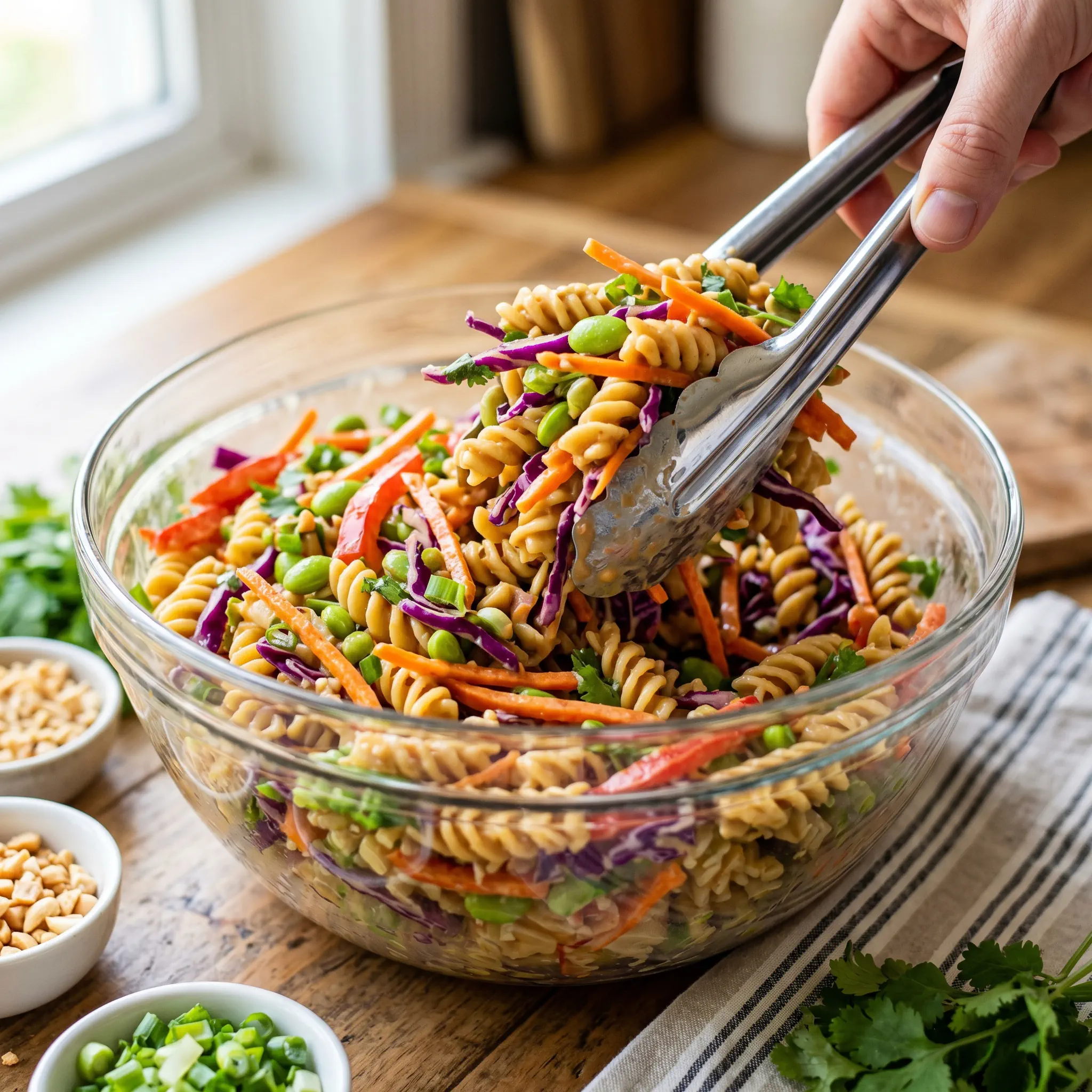 Thai Peanut Pasta Salad