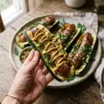 Zucchini Bun Hot Dogs