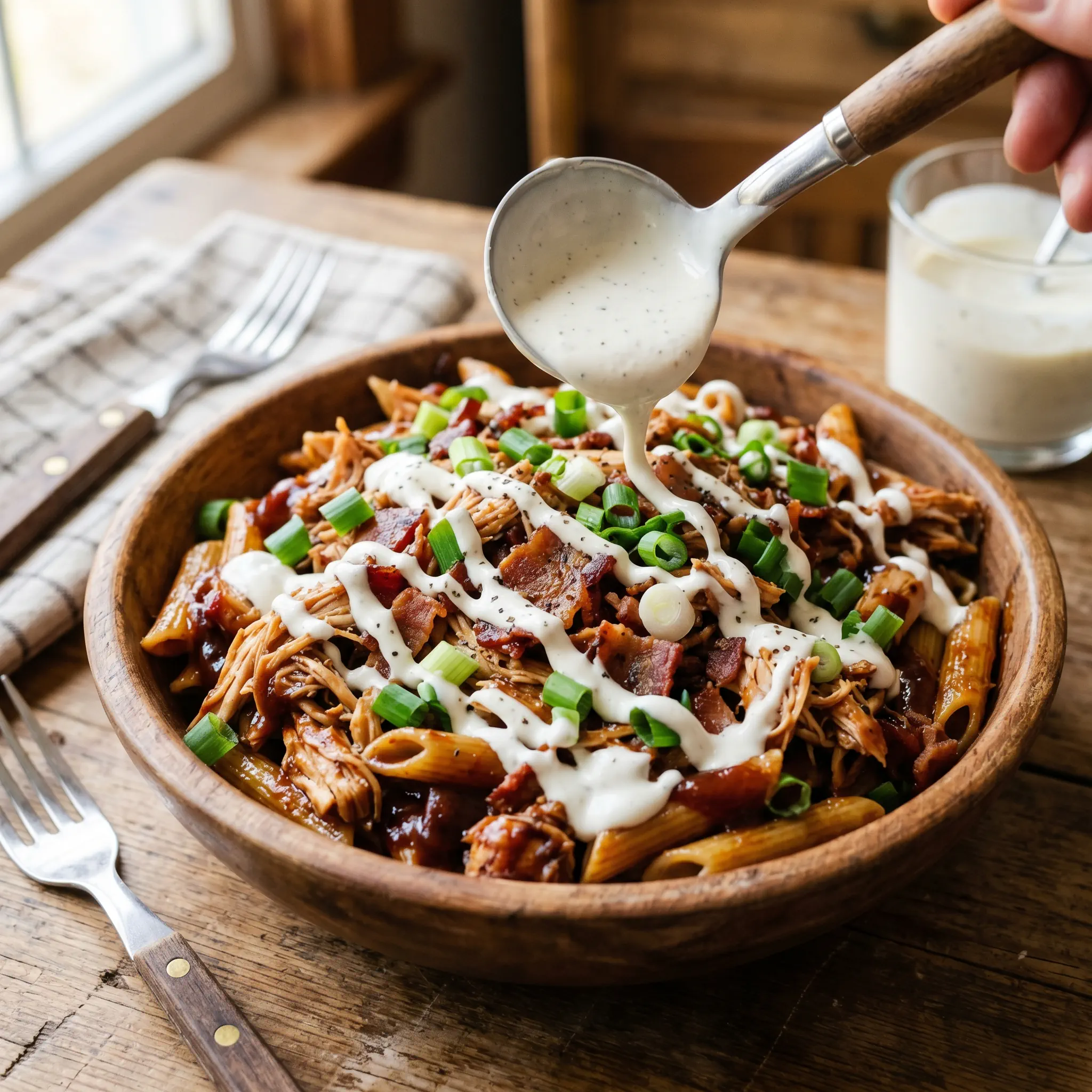 Easy BBQ Chicken Bacon Ranch