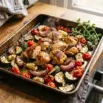 Sheet Pan Greek Chicken and Vegetables